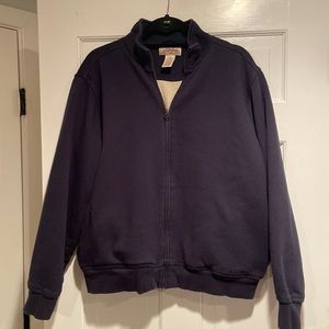 LL Bean Katahdin Iron Works sherpa lined full zip sweatshirt
